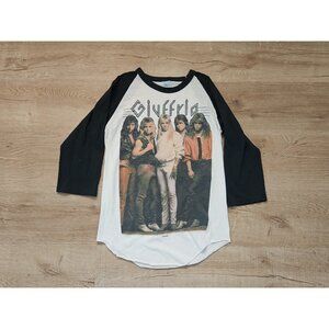 Giuffria 1985 World Tour T-Shirt, Men's M, White/Black Raglan Vintage